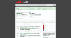 Desktop Screenshot of labs.adobe.com