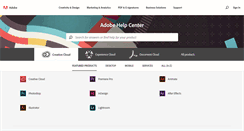 Desktop Screenshot of helpx.adobe.com