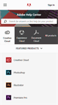 Mobile Screenshot of helpx.adobe.com