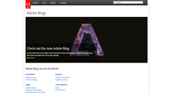 Desktop Screenshot of blogs.adobe.com